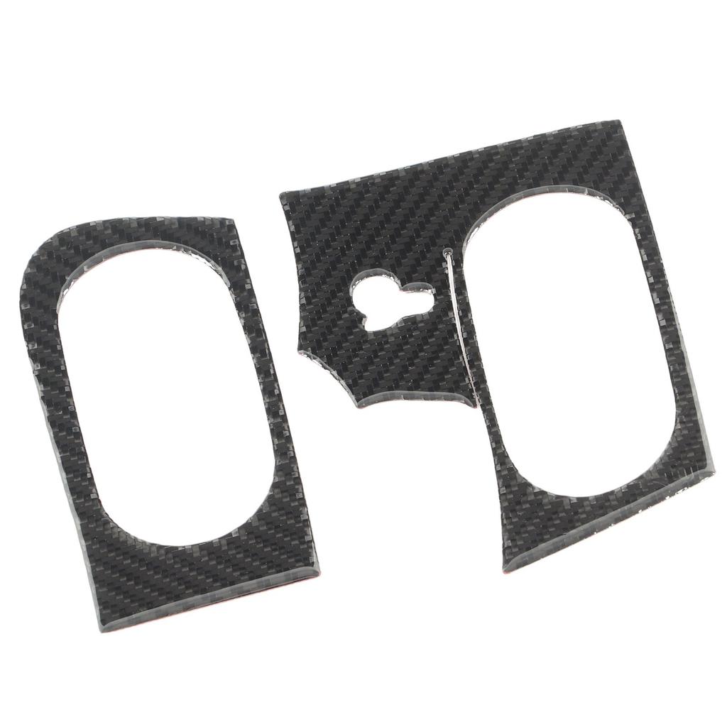 Side Air Vent Interior Sticker Carbon Fiber Air Outlet Trim Cover Decal Replacement for Corvette C6