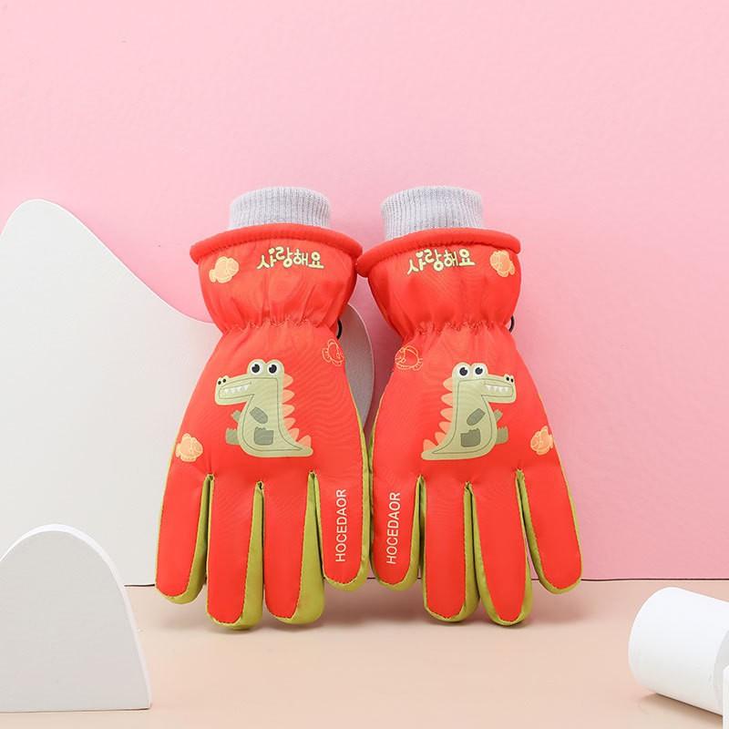 Kids Winter Warm Gloves Fleece Lined Thickened Ski Cycling Sports
