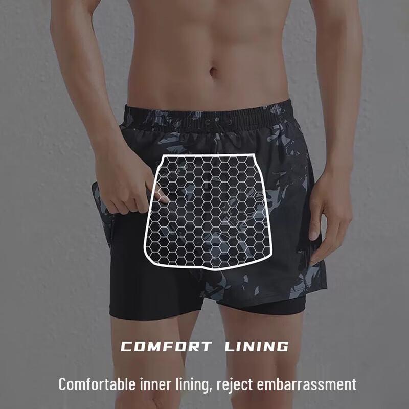 Men's Quick-Dry Plus Size Swimsuit Set