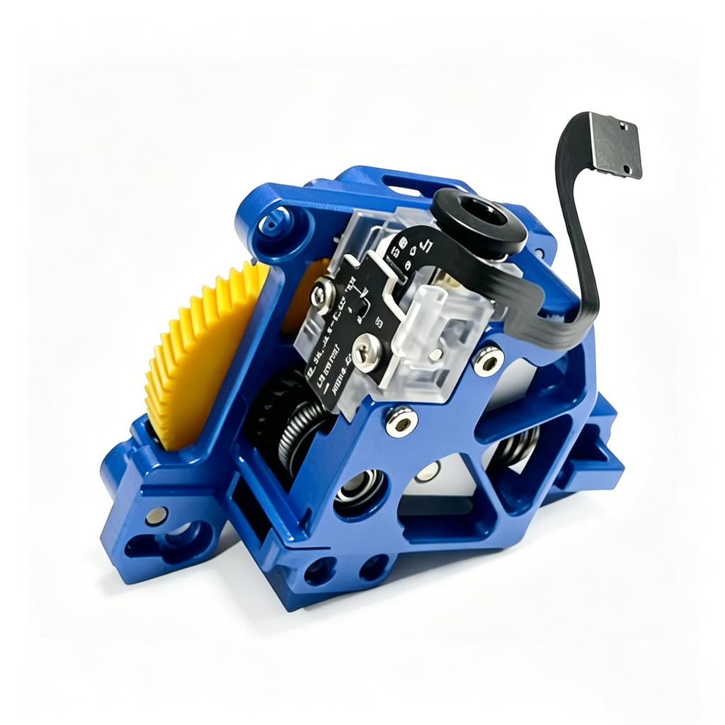 For Bambu lab P1/X1 Series Upgrade CNC Metal Extruder Unit Hardened Steel Extruder For P1S P1P For Bambu lab Hotend Extruder