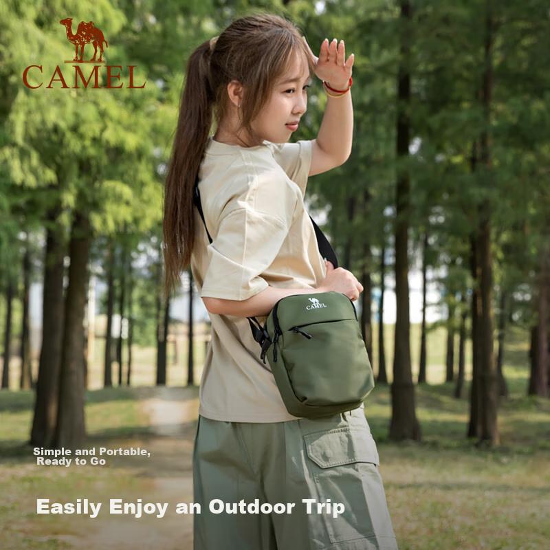 CAMEL Travel Bag, Outdoor Sport Shoulder Bag Crossbody Bag, Fitness Small Bag, Casual Messenger Bag