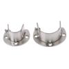 19/22/25/32mm Wardrobe Bracket Stainless Steel Rod Socket Flange Rod Holder