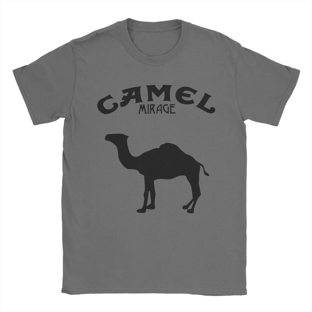 Унисекс Camels Mirage Band Футболки Хлопковая Одежда Винтажные Футболки с Коротким Рукавом с Круглым Вырезом Идея для Подарка Футболки