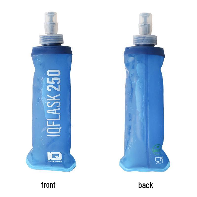 Foldable TPU Soft Water Bottle for Sports Camping Running Hiking Biking, 350ml/500ml Portable Collapsible Water Container