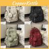 Leisure Big Capacity Backpack With Solid Color Design And Letter Decor Daily For