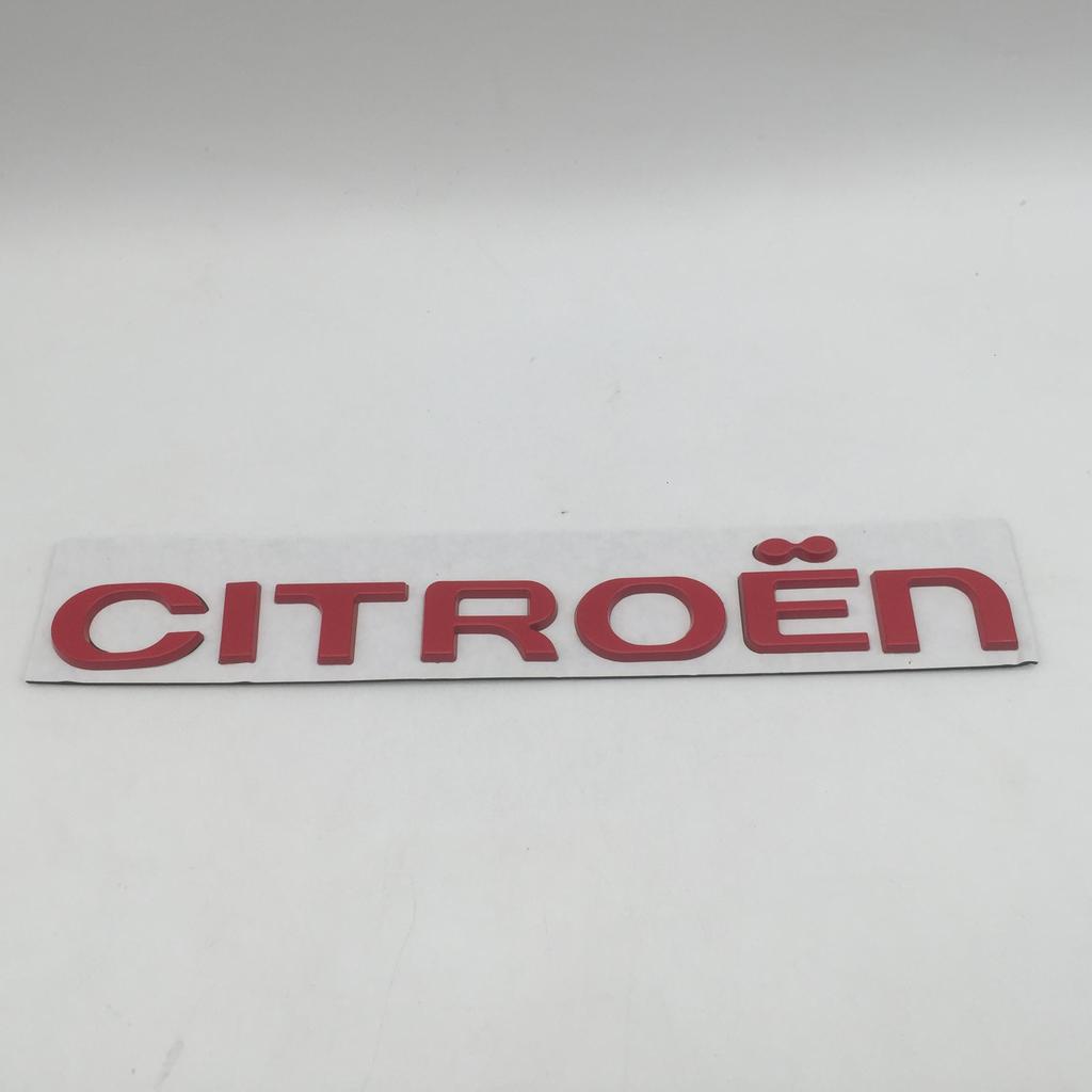 1 шт. 3D металл для Citroen Буквы автомобиля Передний значок на капот Наклейка на капот Задний значок на багажник Наклейка Стайлинг автомобильные аксессуары