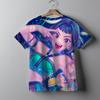 Children's Clothing KPop Demon Hunters Fashion Casual Tops O-Neck Short Sleeve Girls Boys K-Pop Demon Hunters Fans Gift T-shirt
