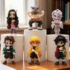 Украшения для комнаты фигурка kimetsu no yaiba камадо танджиро экшн-фигурка агацума зеницу незуко воин пвх модель игрушки