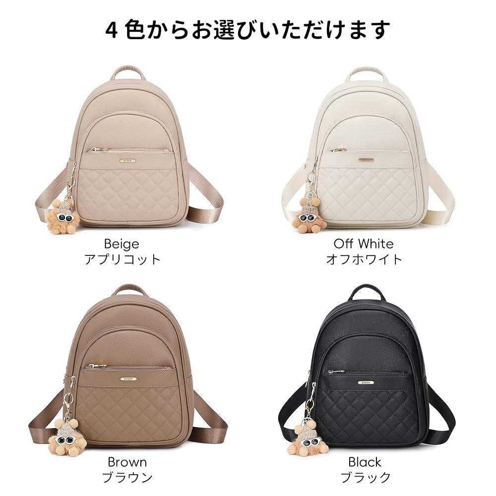 BAGOK Women's Small Mini Backpack - Large Capacity, Lightweight, Cute, Perfect for Commuting,