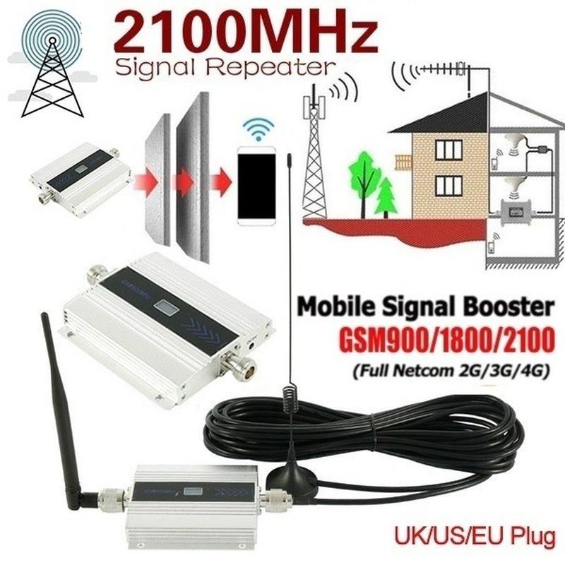 Улучшенный 2100 МГц/1800 МГц/900 МГц 2G/3G/4G/5G сотовый телефон усилитель сигнала антенны усилитель сигнала усилитель сигнала GSM повторитель сигнала покрытие всего дома