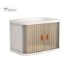 1Pc/2Pcs Useful Bottom Slot Convenient Desktop Storage Box Collapsible Design Desktop Storage Box Living Room Accessory