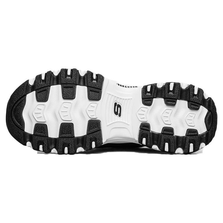 (WMNS) Skechers D lites 1.0 Белый/Черный Женские 13169-BKW
