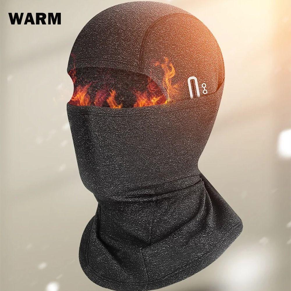 Breathable Cycling Balaclava Fleece Motorcycle Cycling Helmet Face Cover Bicycle Hat  Men Women