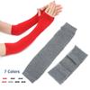 Oversleeve Knitted Keep Warm Sleeve Fingerless Gloves Sleeves Arm Warmers Elbow Mittens Long Gloves