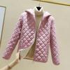 Korean Fashion Winter Ladies Jacket Coats Quilted Coat Long Sleeve Solid Color Jacket Loose Elegance Casual Comfort