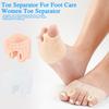 1 пара разделителей пальцев ног эргономичная дышащая вентилируемая силиконовая прокладка для пальцев ног дышащая охлаждающая прокладка для пальцев ног