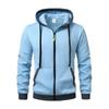 Mens Hooded Zip-Up Sweatshirt With Multiple Pockets Loose Fit Warm Fleece Lined Casual Sportswear Winter