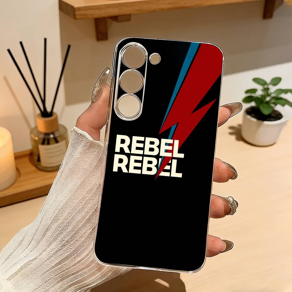 Singer D-David B-Bowie Phone Case For Samsung Galaxy A71,A70,A52,A51,A40,A30 Transparent Cover