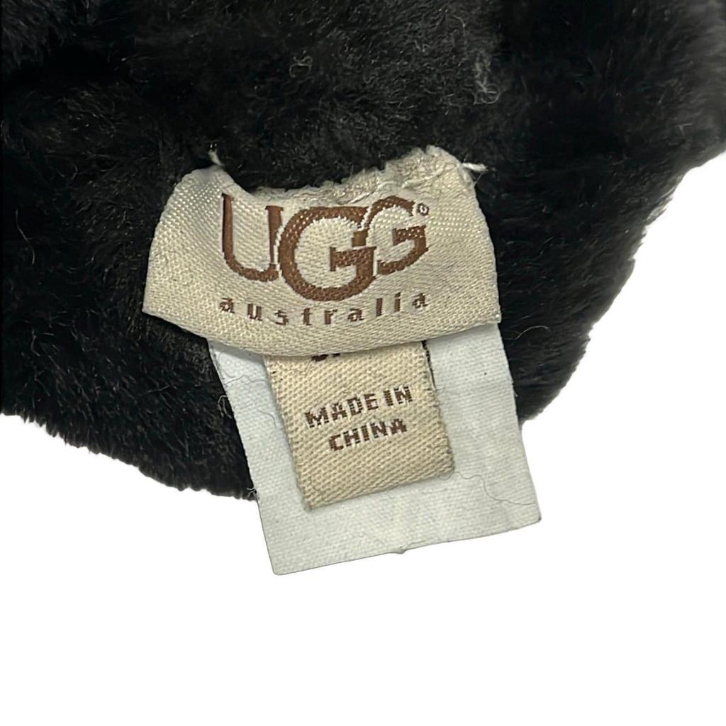 Used UGG Gloves Ladies Good Condition Black Mittens Mouton