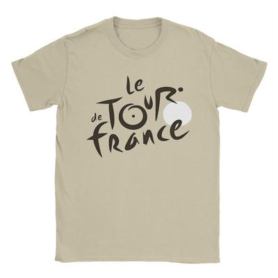Смешные футболки Le Tour The France Унисекс с круглым вырезом Хлопковые футболки С коротким рукавом Оригинальные топы