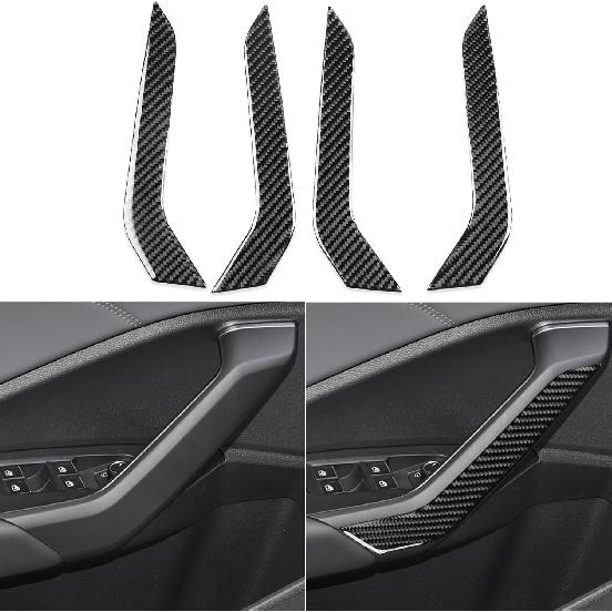 NVCNX Real Carbon Fiber Accessories for Volkswagen VW Jetta 2019-2024 2020 2021 2022 2023 Car Thick Overlay Dash Board Dashboard Instrument Cluster