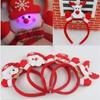Festival Costume Head Hoop Party Gift Snowman Christmas Headband Santa Xmas Hairband LED Light