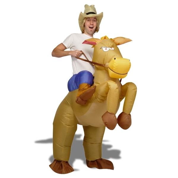 Inflatable Horse Riding Cowboy Costume