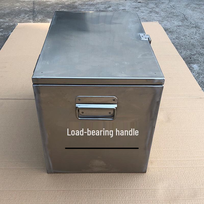 Запираемый ящик для инструментов из нержавеющей стали - Большой органайзер для крепления в автомобиль