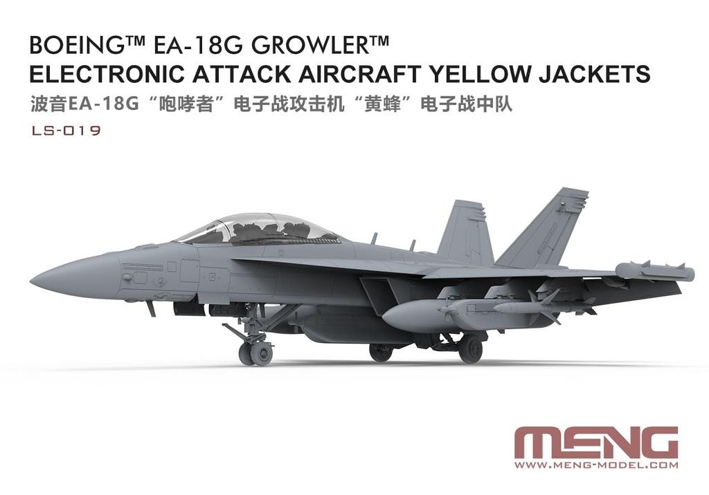 Monmodel Boeing Growler Радиоэлектронный самолет Yellow Jackets Пластиковая модель MLS019 1/48 EA-18G (Самолет)