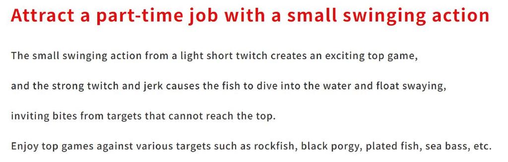 DUO Tetra Works Yurapen 48 Mm Floating Lure CUA0615 (1987)