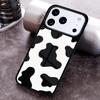 Dalmatian Cow zebra texture Phone Case For iPhone 17 16 15 14 13 12 11 Pro Max Plus 17Air Soft Silicone Cover