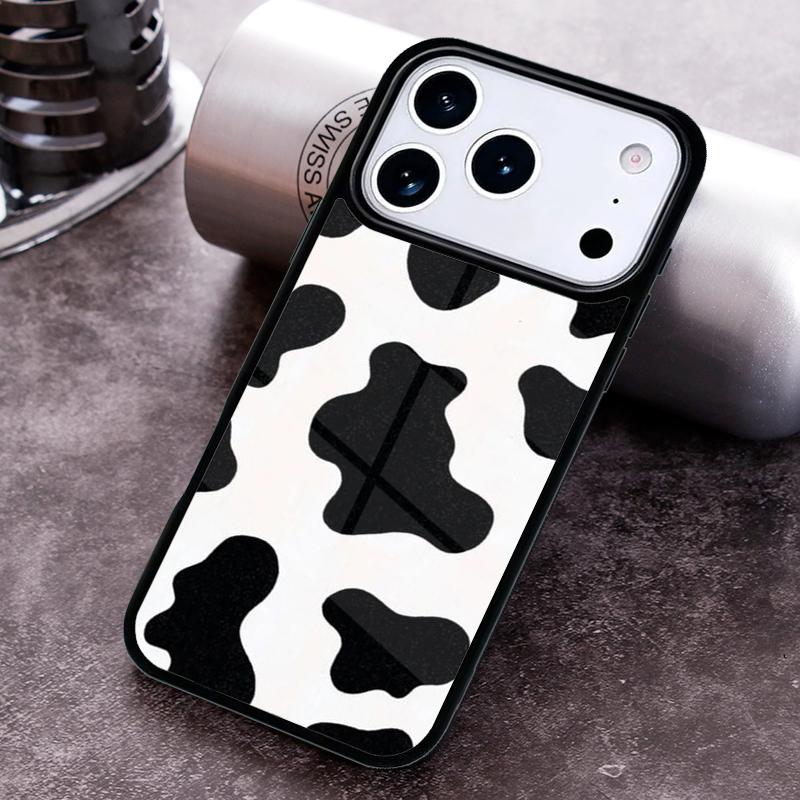 Dalmatian Cow zebra texture Phone Case For iPhone 17 16 15 14 13 12 11 Pro Max Plus 17Air Soft Silicone Cover
