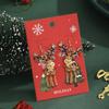 Christmas Fashion New Earrings Women's Christmas Snowflake Diamond Stud Earrings Elk Alloy Rhinestone Earrings