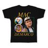 Винтажная черная хлопковая футболка MAC DEMARCO Singer For Fans для мужчин, все размеры, KN112, унисекс