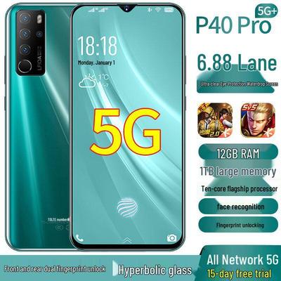 Оригинальный Android-смартфон P40 5G, 6,8 дюйма, для студентов и пожилых людей