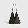 Large Capacity Casual All-in-one Simple Suede Tote Bag Women's Commuter Underarm Bag Shoulder Tote
