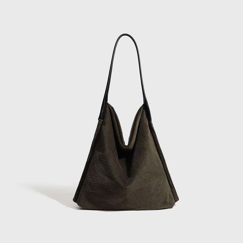 Large Capacity Casual All-in-one Simple Suede Tote Bag Women's Commuter Underarm Bag Shoulder Tote
