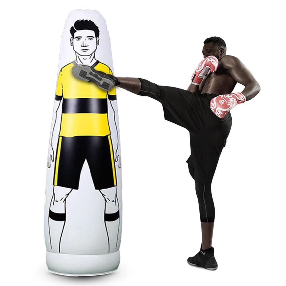 160CM Inflatable Football Training Goal Keeper Portable Footabll Free Kick Training Barrier Dummy for Free Kicks Training