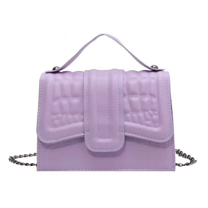 Легкая роскошная мини-квадратная сумка, простой дизайн, корейская мода, прочная сумка через плечо с цепочкой, женская зимняя популярная новая сумка на плечо