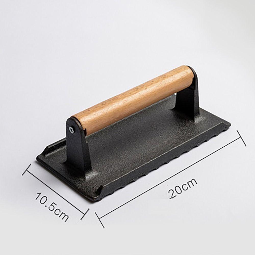 Пресс для бекона из железной решётки, жаропрочный пресс для мяса, прочный пресс для бургеров, барбекю