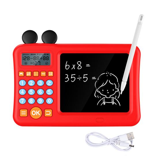Обучающая игра по математике с блокнотом для рисования Перезаряжаемая легкая интерактивная электронная доска для письма по математике