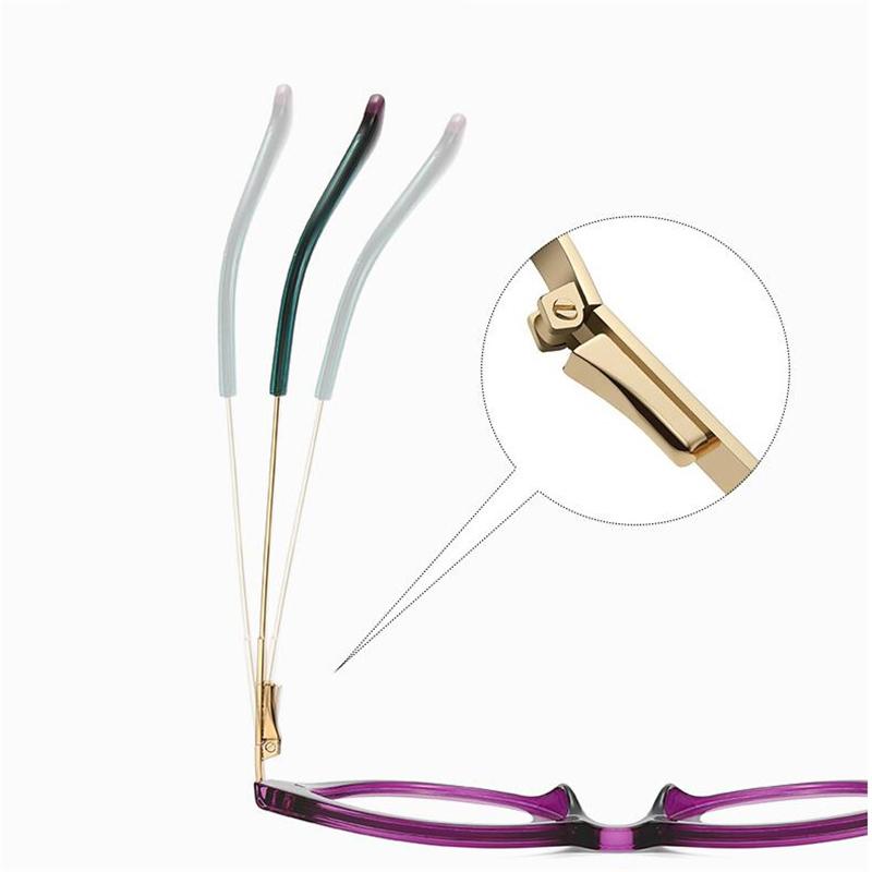 Очки для близорукости с фиолетовой оправой «кошачий глаз» для женщин, весенние шарниры, студенческие очки для близорукости от 0 до 0,5-0,75 до-6,0