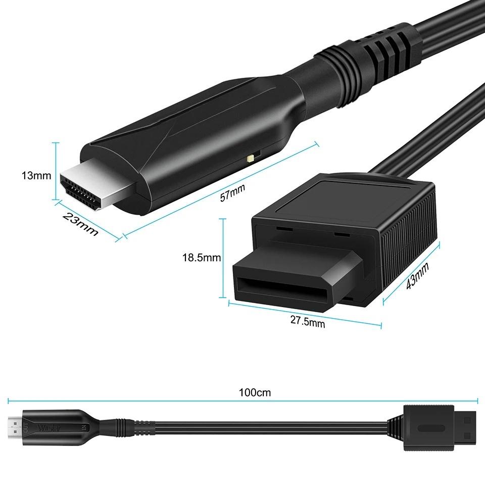 Кабель-конвертер WII в HDMI-совместимый WII2HDMI для HDTV-монитора Дисплей Wii в HDMI-адаптер HD 720P/1080P