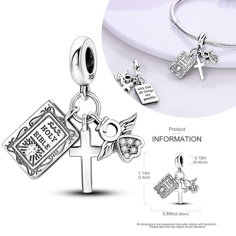 Copper Charms Beads Perfume Animal Butterfly Pendants Fit Original Bracelet Diy Jewelry