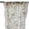 Rustic American Farmhouse Sheer Curtain Panel With Crochet Lace Trim Living Room Balcony Bedroom Window Treatment