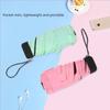 Ultra-Light 50% off Folding Sunshade Umbrella, Promotional Pocket Umbrella, Creative Black-Coated Sun Umbrella, Compact Gift