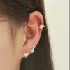 Piercing Earrings Piercing Earrings Ggd One Touch Big Heart X (2 Pieces)