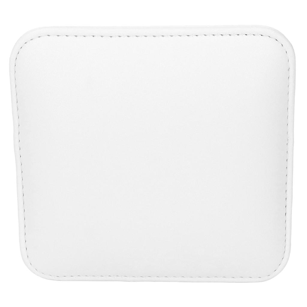 Nail Tech Elbow Rest PU Leather Soft Comfortable Elastic Nail Art Elbow Rest Pad for Salon White