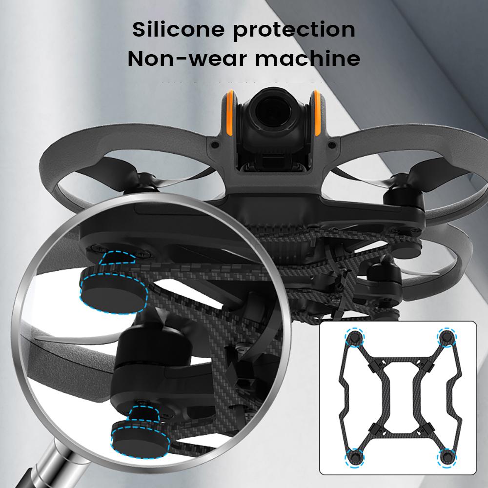 Protective Bottom Armor For DJI Avata 2 Anti-Collision Carbon Fiber Bottom Armor Drone Accessories