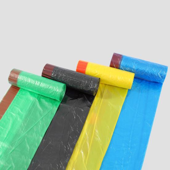 1 рулон одноразовых больших мусорных мешков для дома и кухни, мешок для мусора на завязках